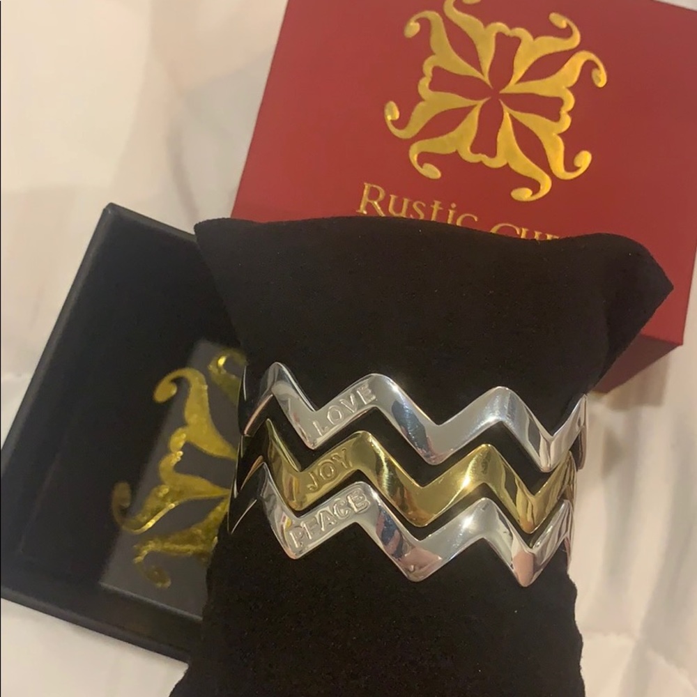 Brand New Rustic Cuff Set